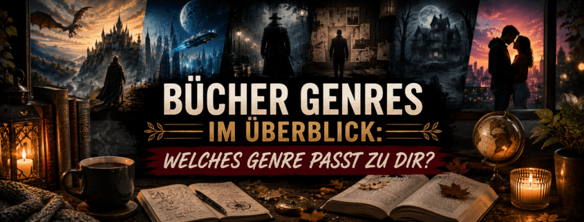 Bücher Genres im Überblick - Welches Genre passt zu dir
